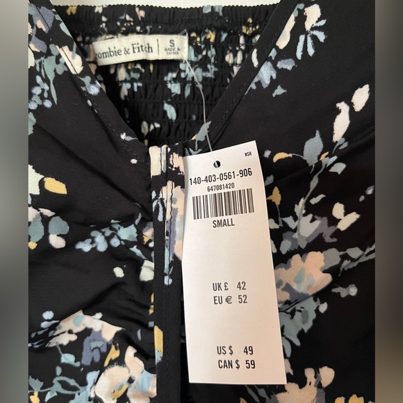 Abercrombie floral top - Picture 5 of 7
